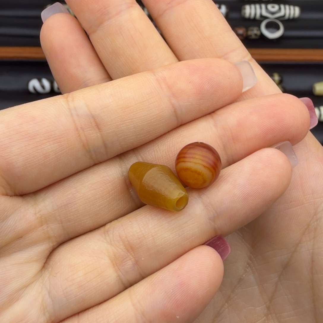 天***好玛瑙/玉髓未镶嵌颈饰