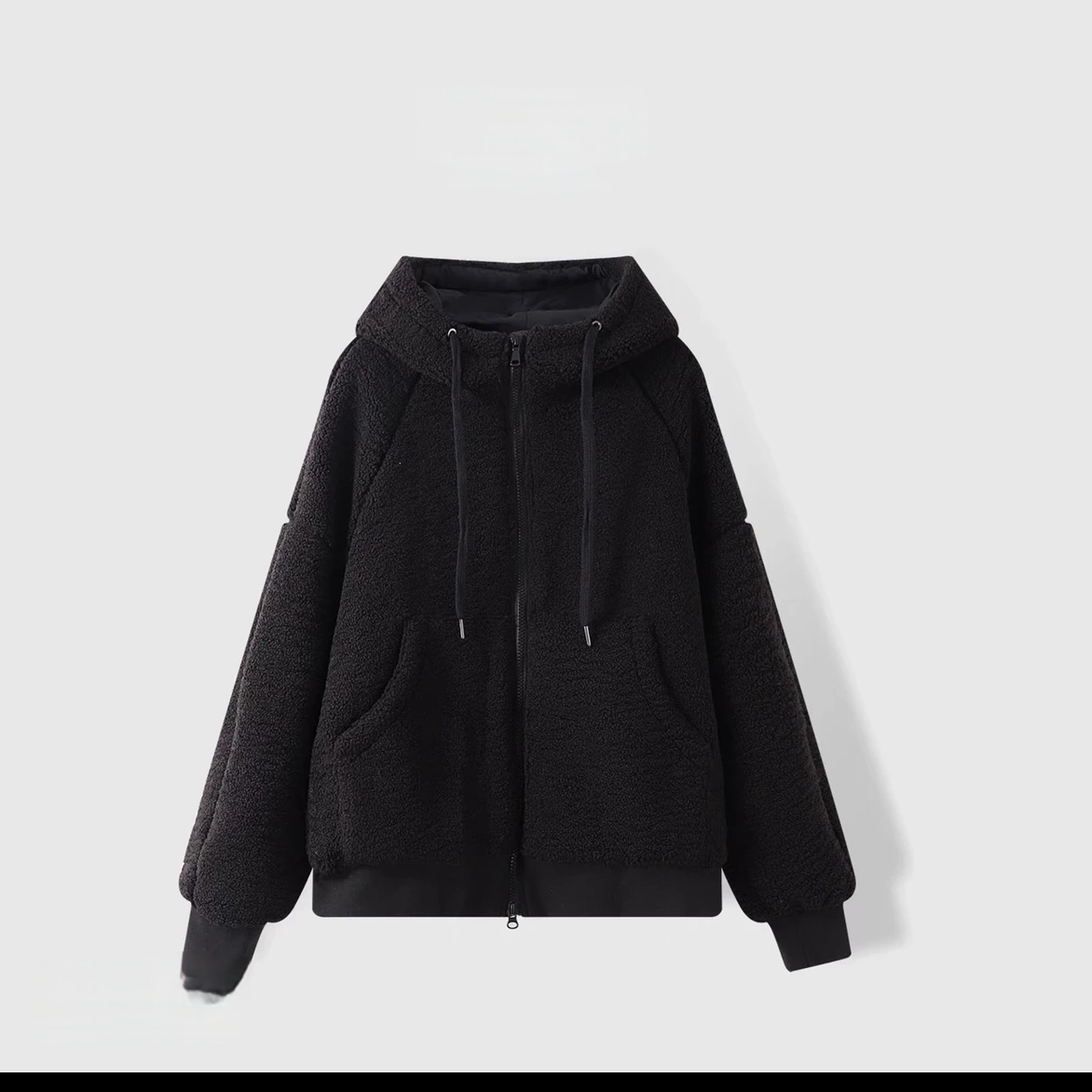 p883保暖颗粒绒外套女夹克