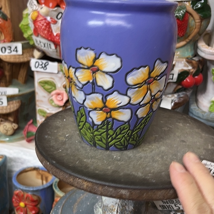 粗陶材质多肉花盆