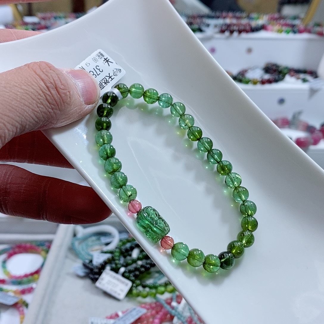 碧玺手链未镶嵌手链