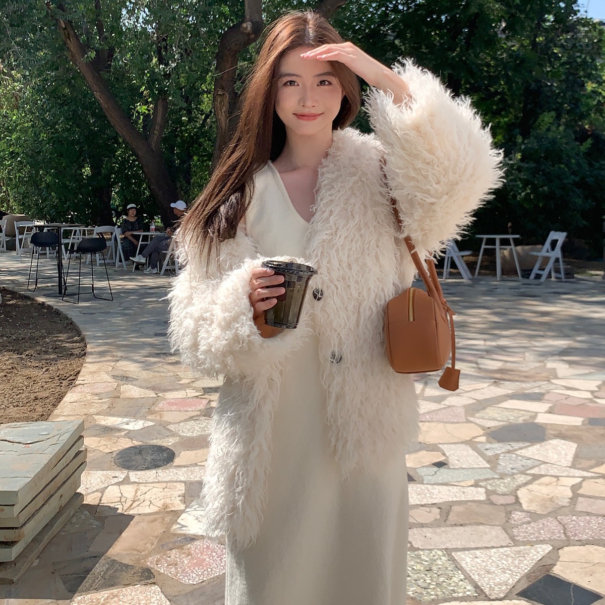 秋冬优雅气质背心裙显瘦包臀无袖连衣裙女86075