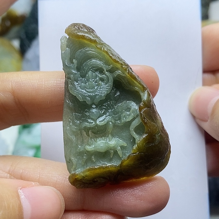 定制翡翠未镶嵌毛货