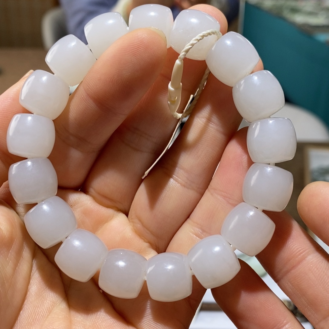 和田玉未镶嵌手链113