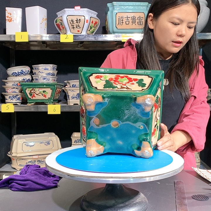 好****石陶瓷花盆，盆景盆
