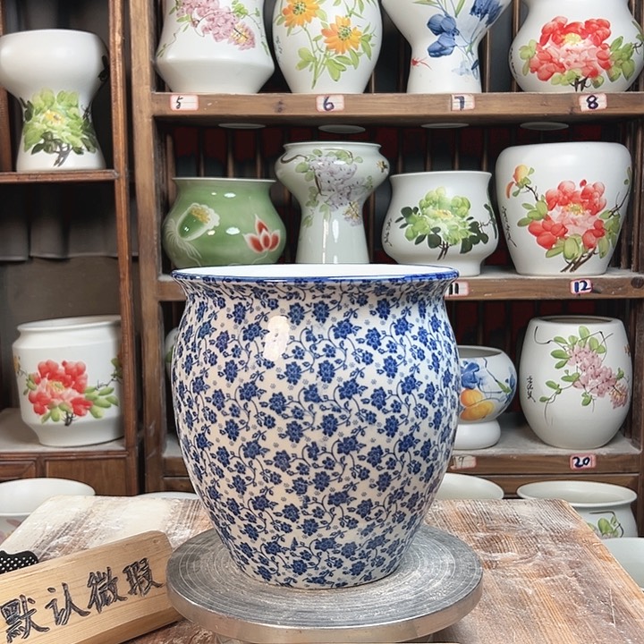 摆件圆口亮面星星陶瓷