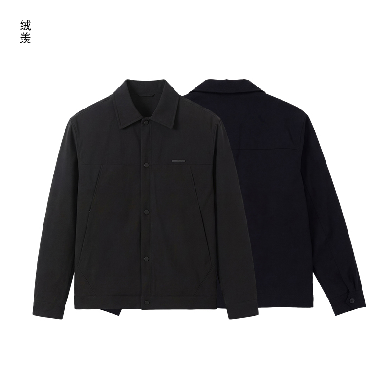 国标轻薄羽绒服男冬季新款外套男款痞帅潮流短款高级感行政夹克男