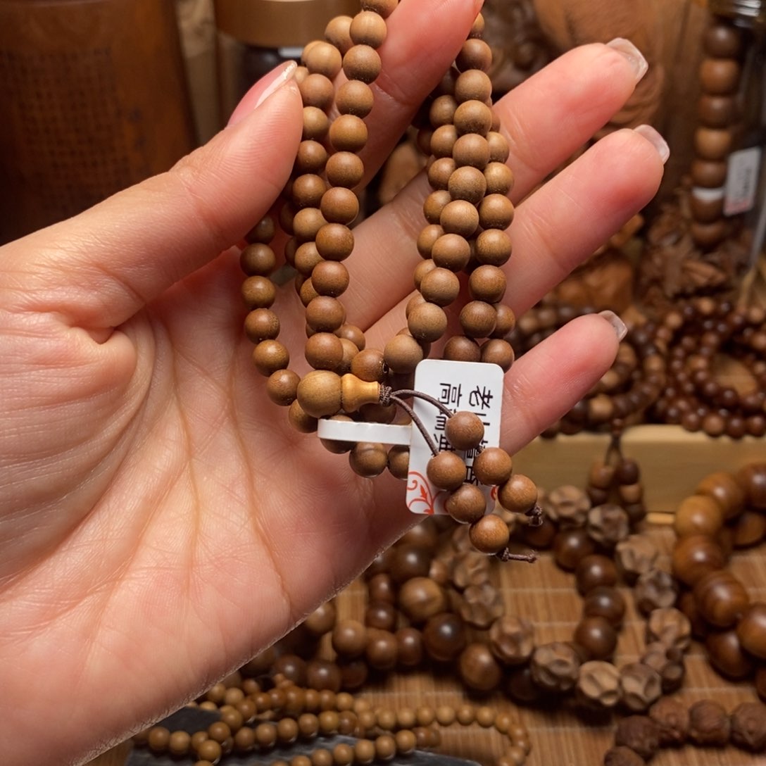 檀香木手串/手链吃*?手串0.6