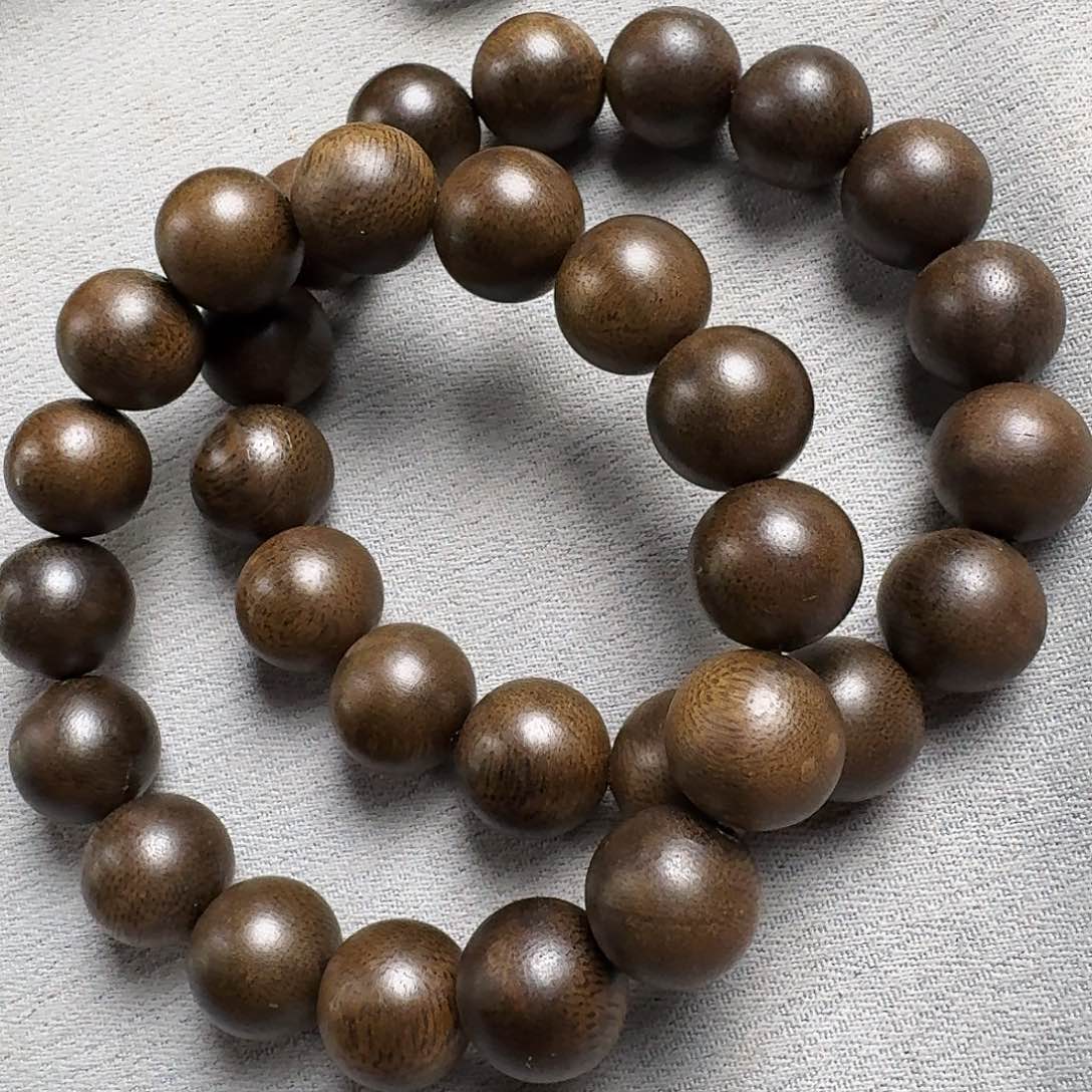 沉香香囊沉香110白棋楠圆珠单圈卡14发一
