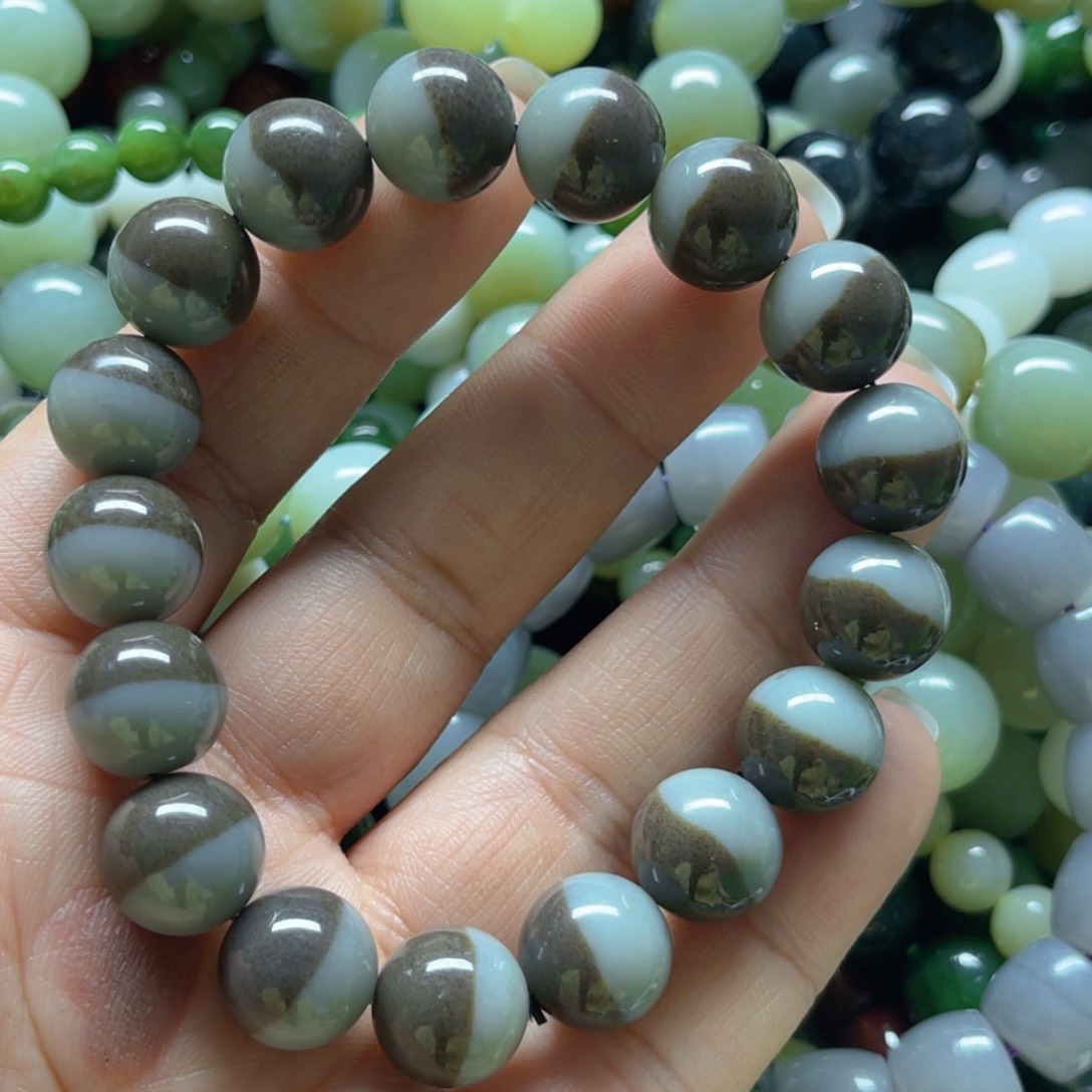 和田玉手链未镶嵌