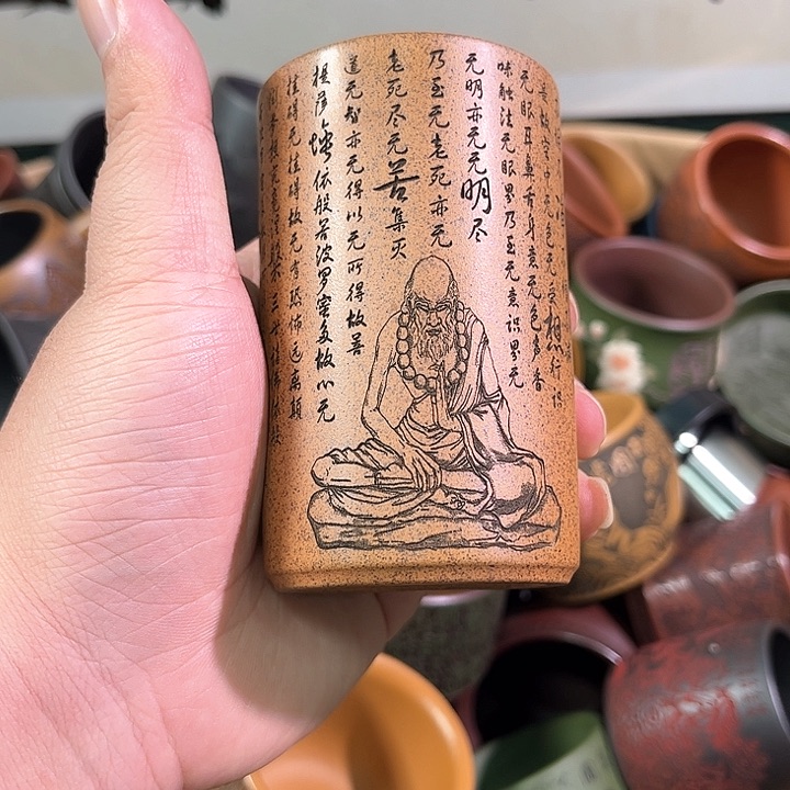 茶杯紫砂全手工紫砂主人杯