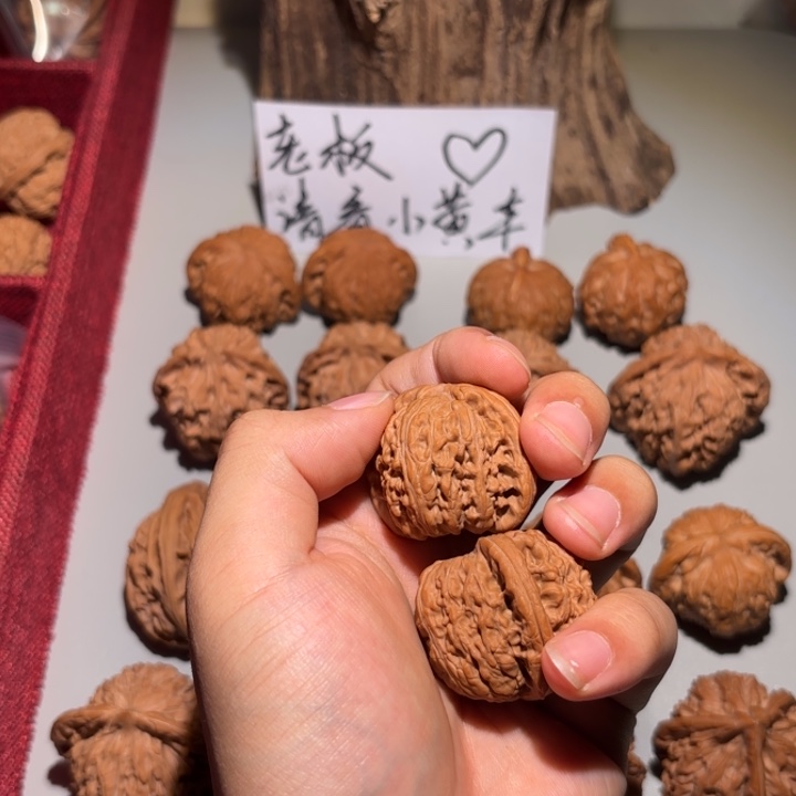 ****感吊坠文玩核桃白狮子