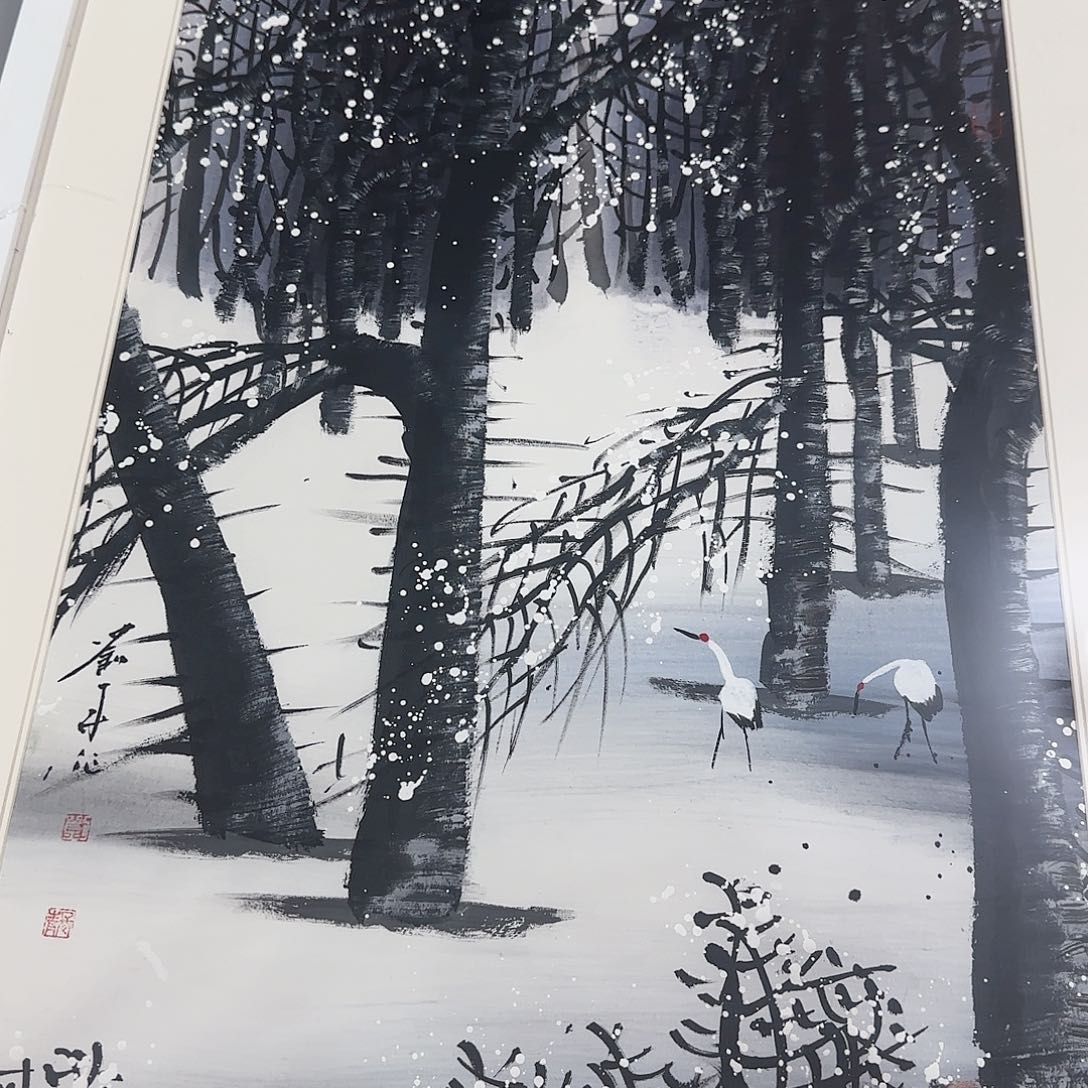 国画艺术家的作品