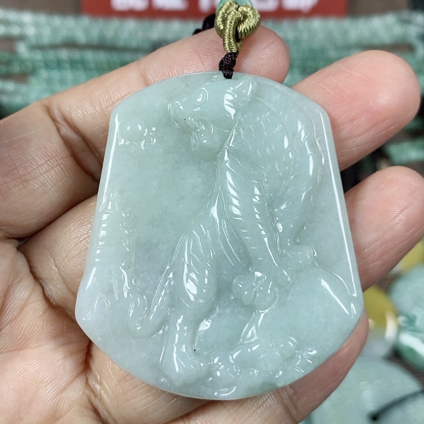 【闪购商品】翡翠颈饰未镶嵌玉吊坠翡翠玉上山害怕