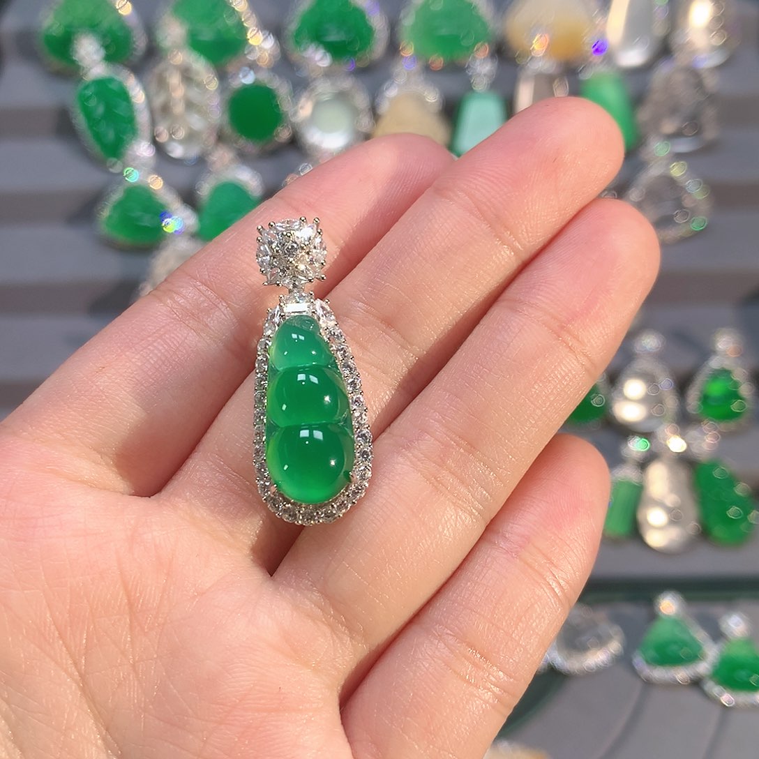 玛瑙/玉髓颈饰银S925镶嵌锦**遥