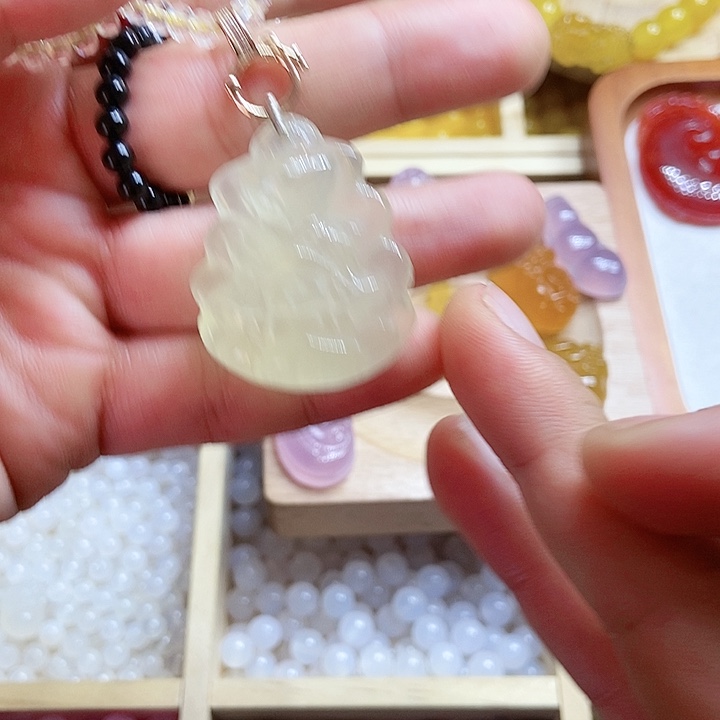 玛瑙/玉髓合金珠宝半成品
