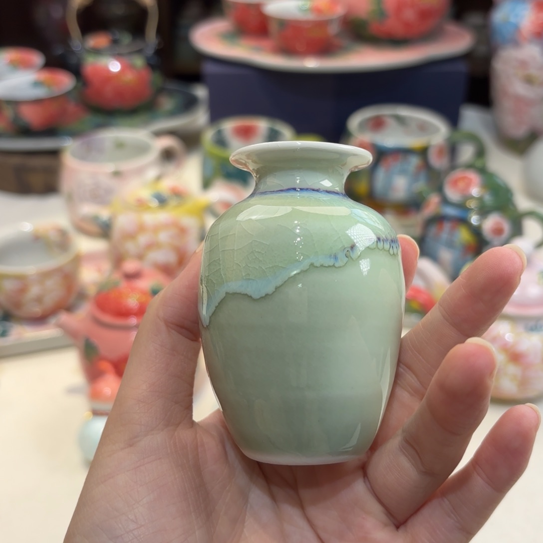 景德镇手绘高温釉下彩陶瓷茶具