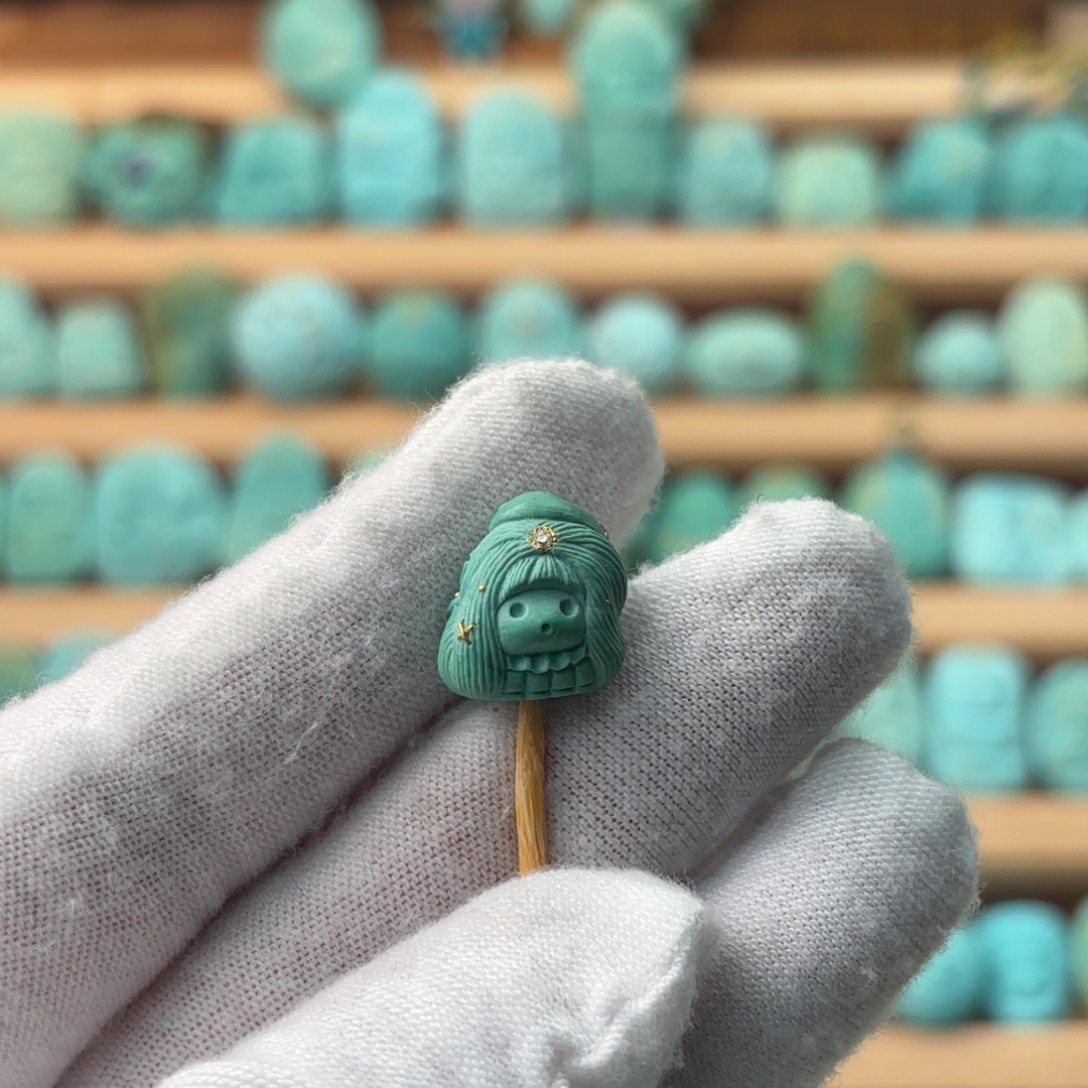 绿松石未镶嵌配饰