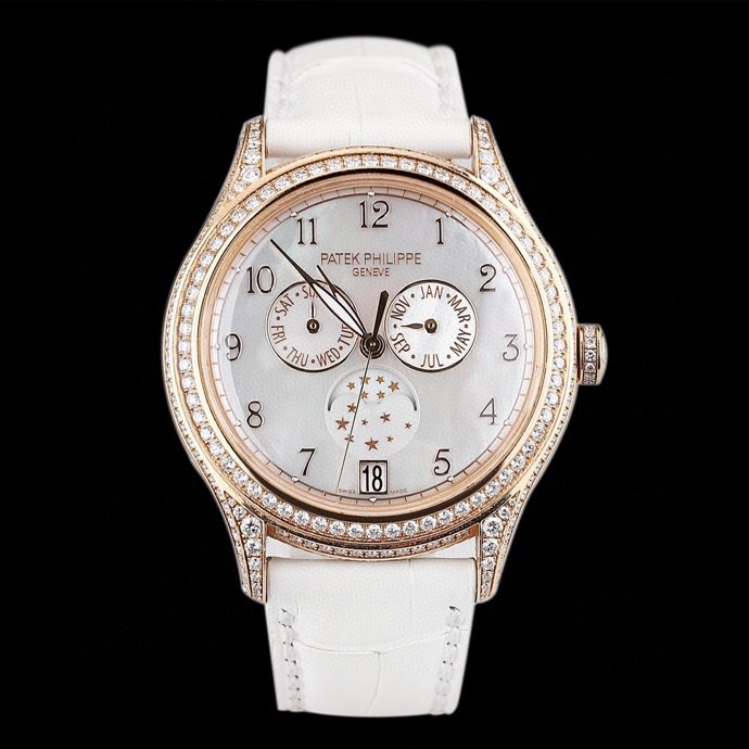 95新 Patek Philippe/百达翡丽 18年百达翡丽4948R 女士机械腕表