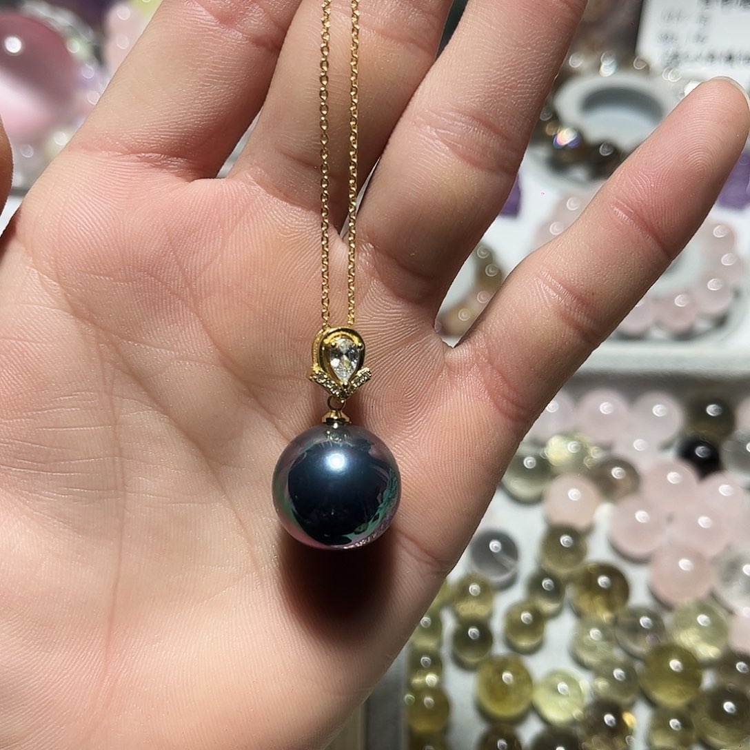 紫晶珠宝半成品银S925镶嵌开播福利吊坠