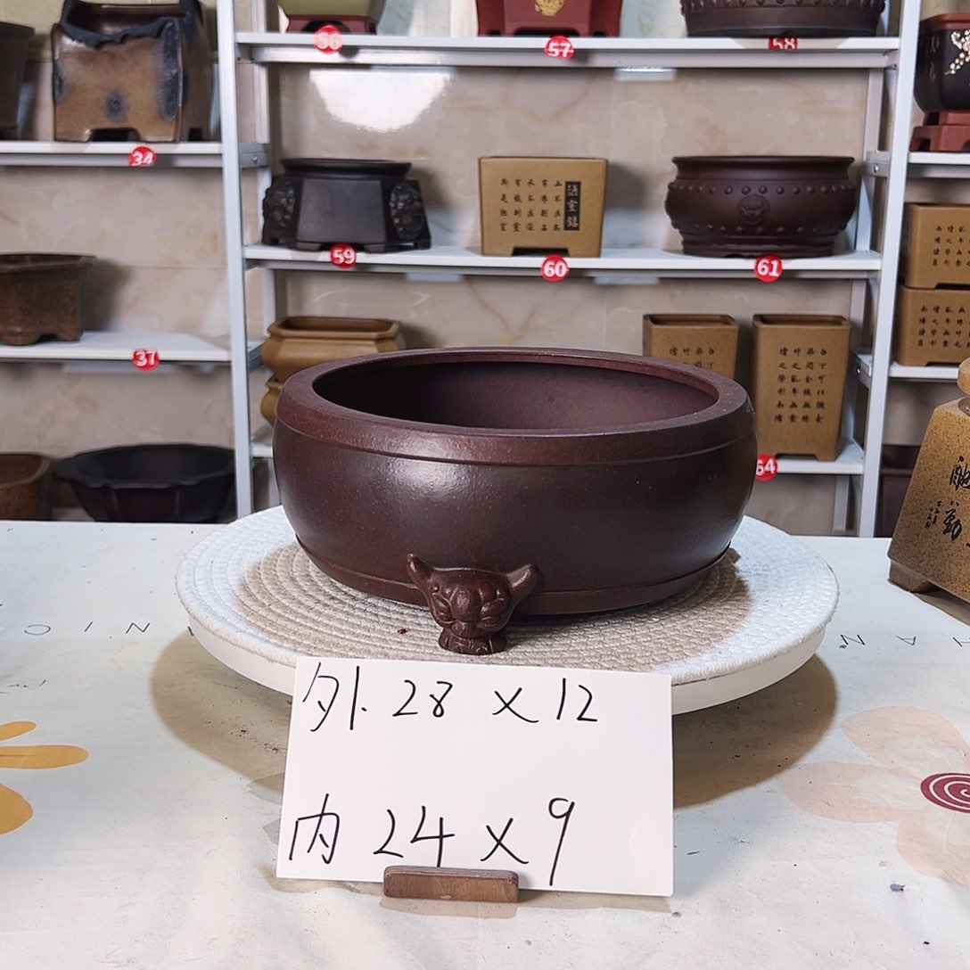 紫砂花盆紫砂花盆