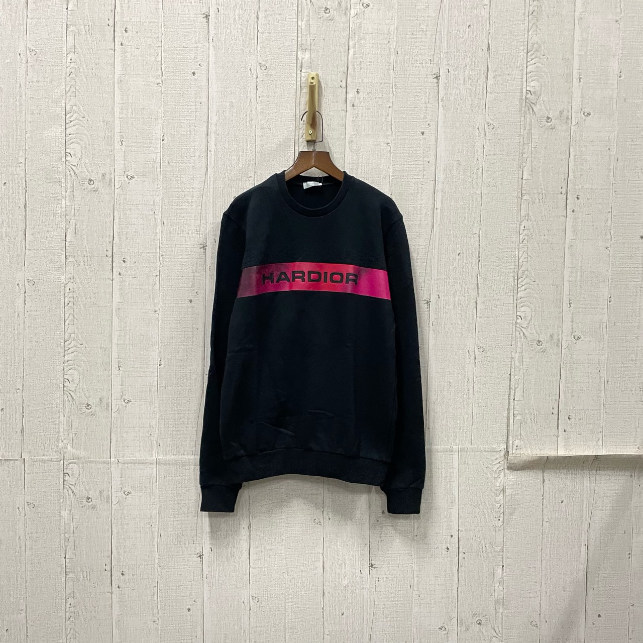 95新 DIOR/迪奥 （bb）121  黑色印花卫衣 M码/8000