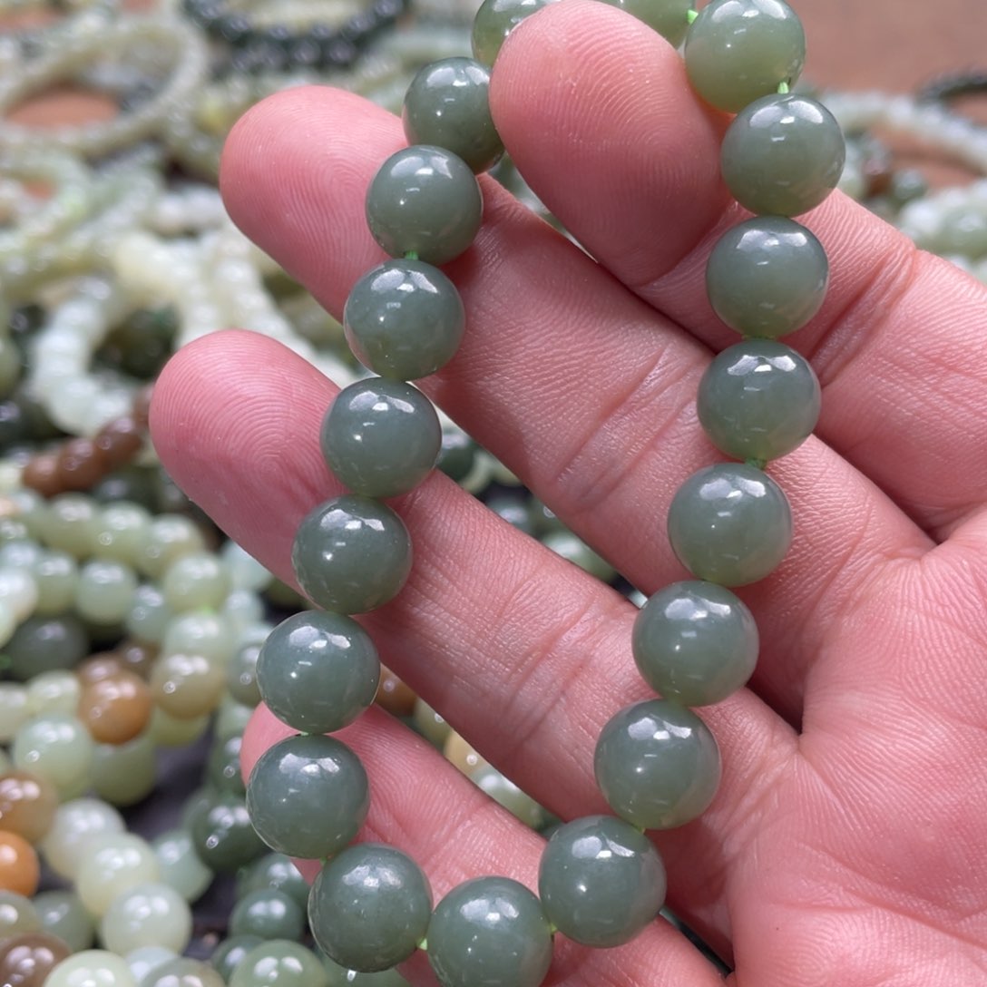 和田玉手链未镶嵌