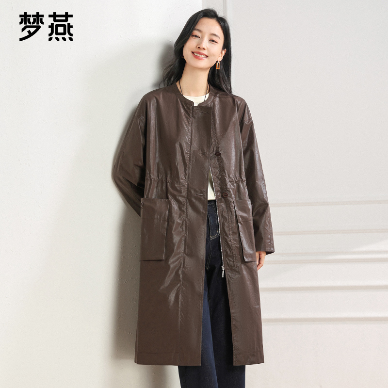 梦燕春秋女时尚百搭气质大方宽松休闲舒适简约显瘦上衣4AA09B5014