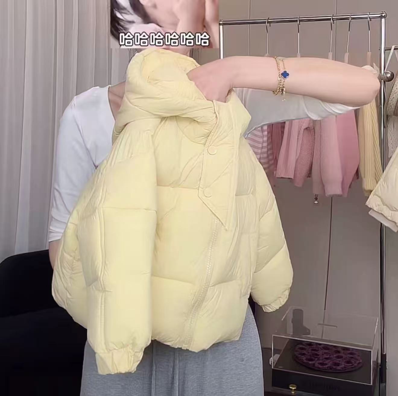 【现货】女童棉服冬装2025新款洋气儿童加厚外套女孩冬季保暖棉衣