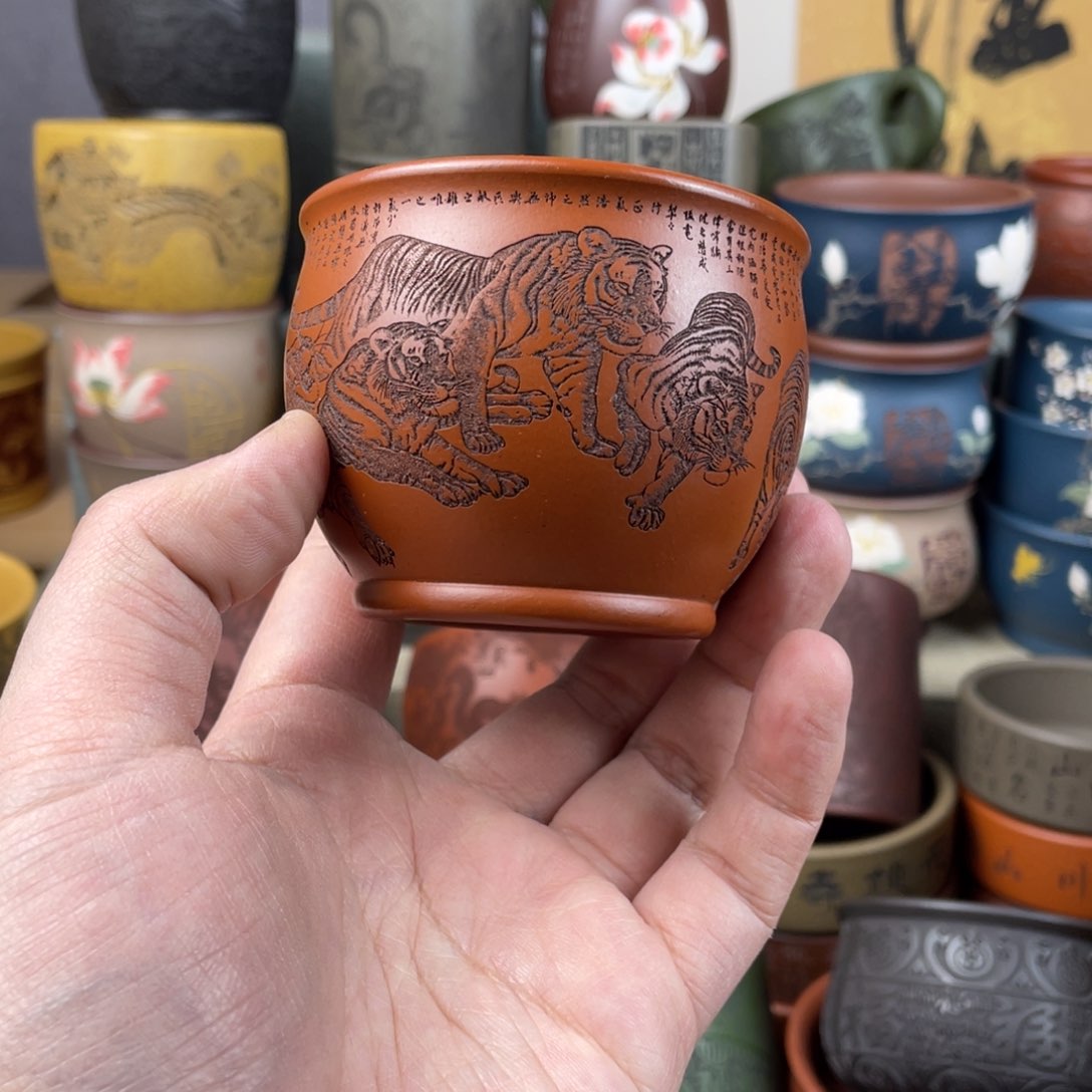 紫砂茶杯紫砂茶杯