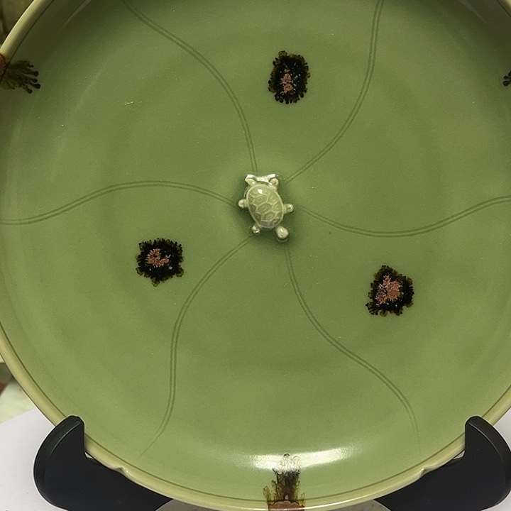 张***荣瓷片瓷片摆件6999999