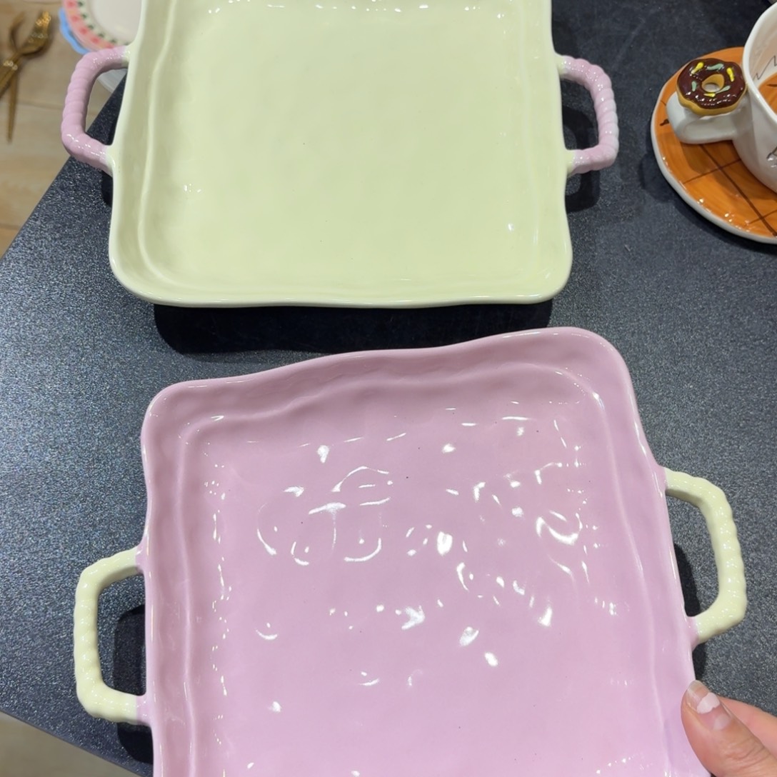 瓷微瑕特价2个8寸不影响使用