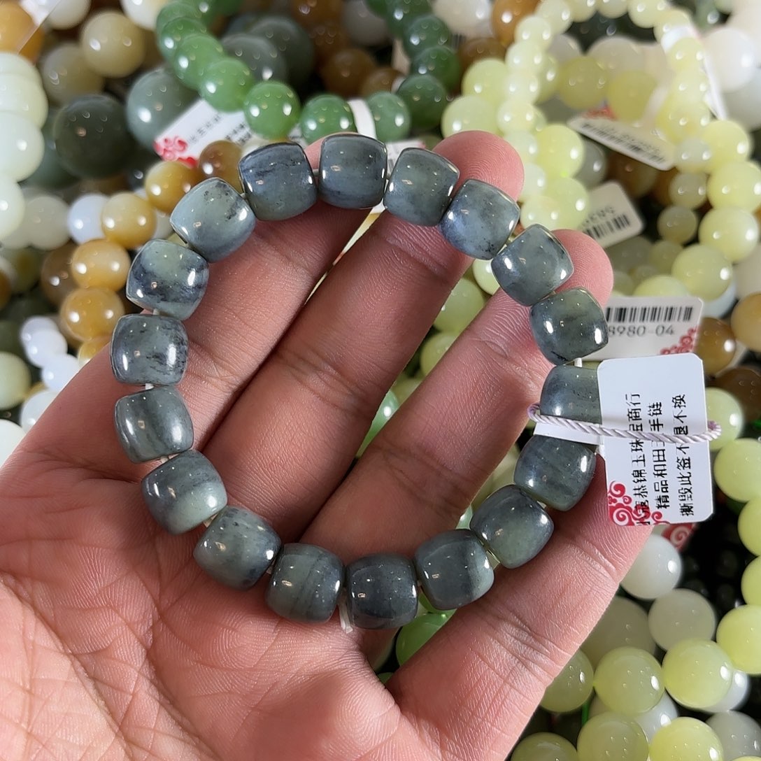 和田玉手链未镶嵌W367