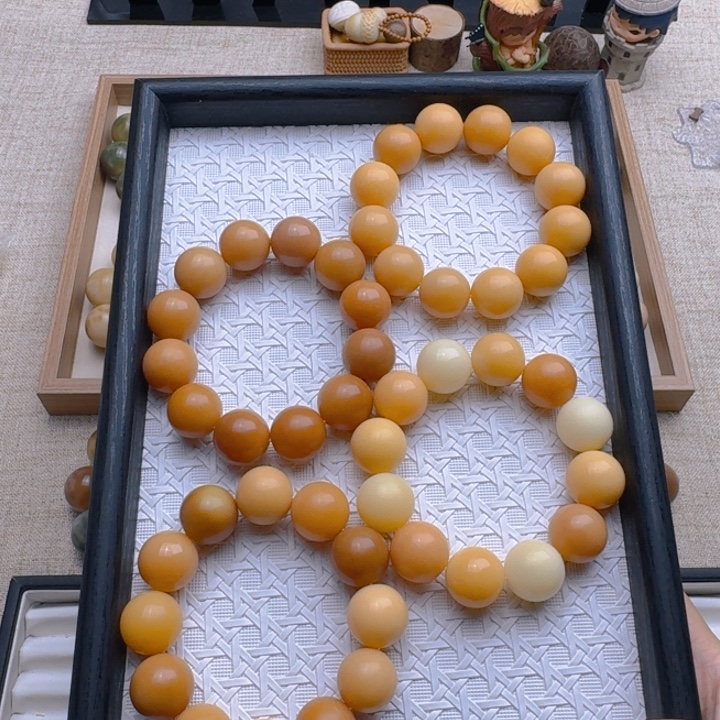 吊坠菩提根/象牙果全品奶黄珠（20mm）