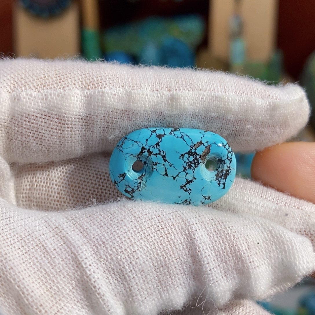 定制绿松石蓝色扣子