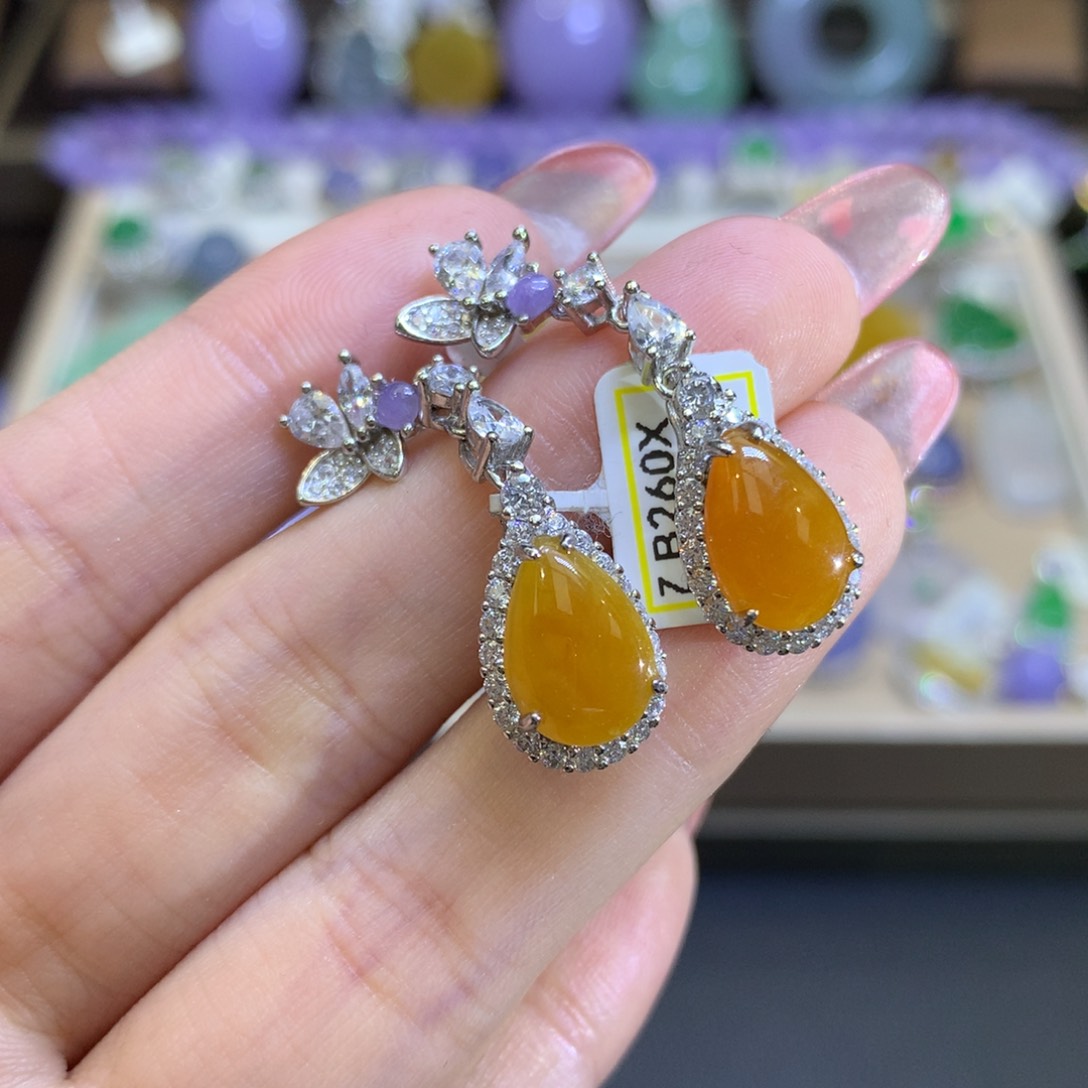 翡翠颈饰银S925镶嵌翡翠