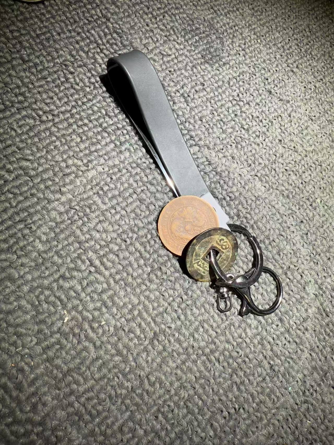 （顺治工艺品）手机挂件编织创意铜钱个性手工挂件防丢挂饰通用可爱