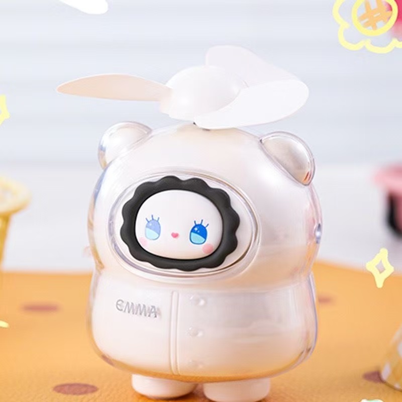 EMMA迷你小风扇二代盲盒潮玩USB插口周边可爱桌面摆件HLM专属