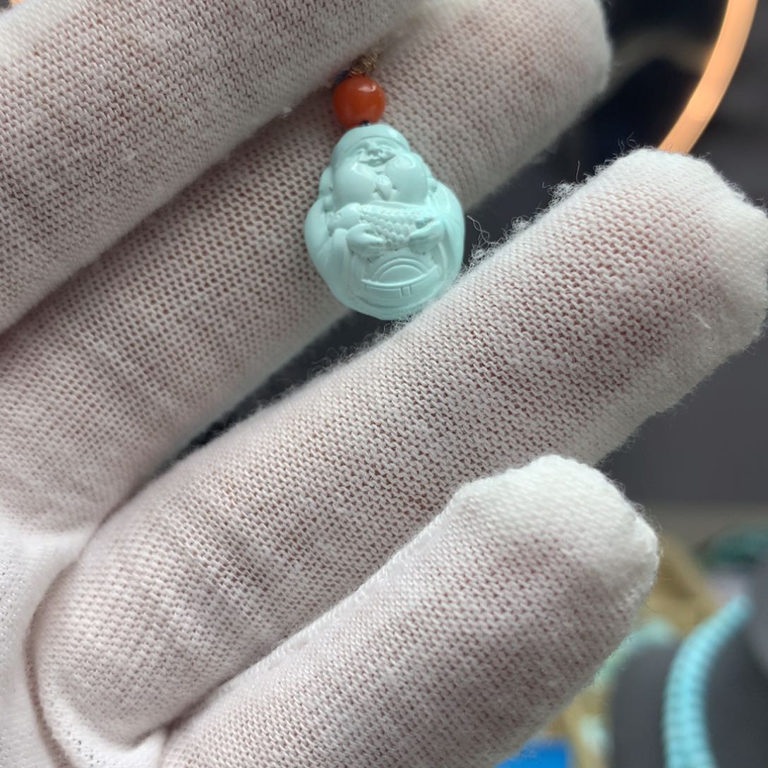 绿松石挂件未镶嵌