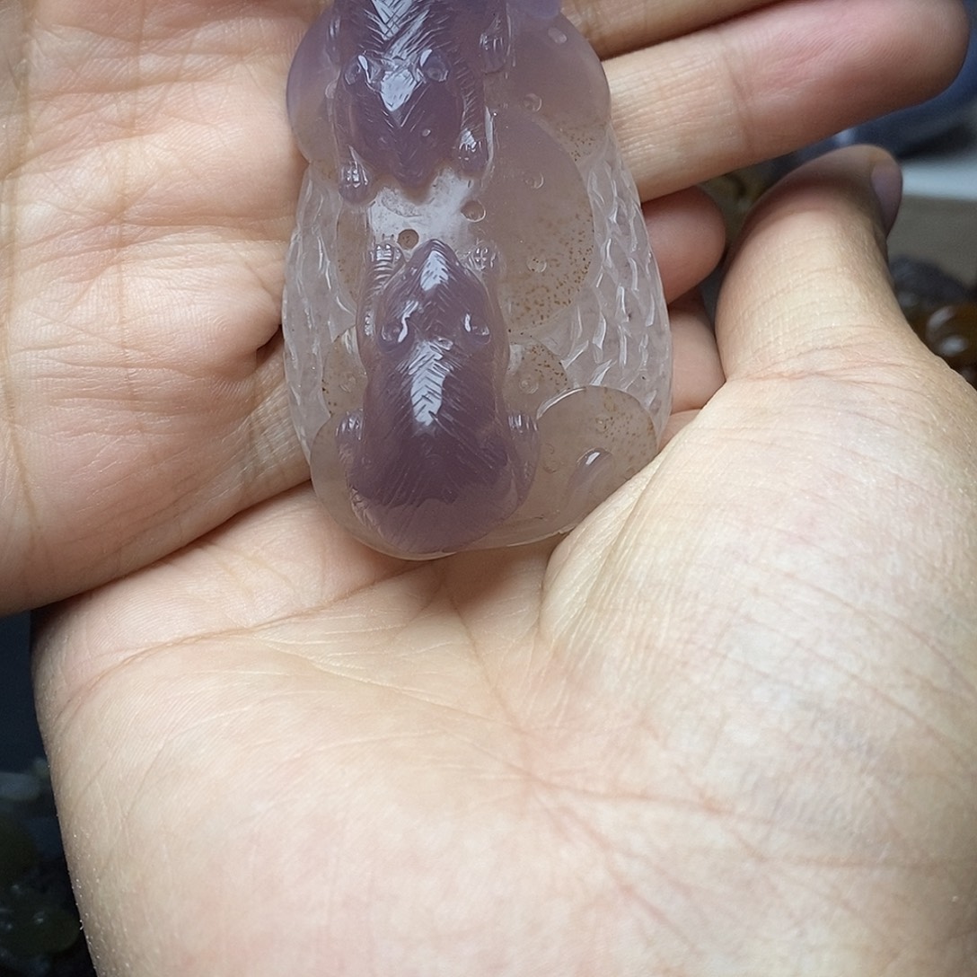 t***r玛瑙/玉髓未镶嵌把件