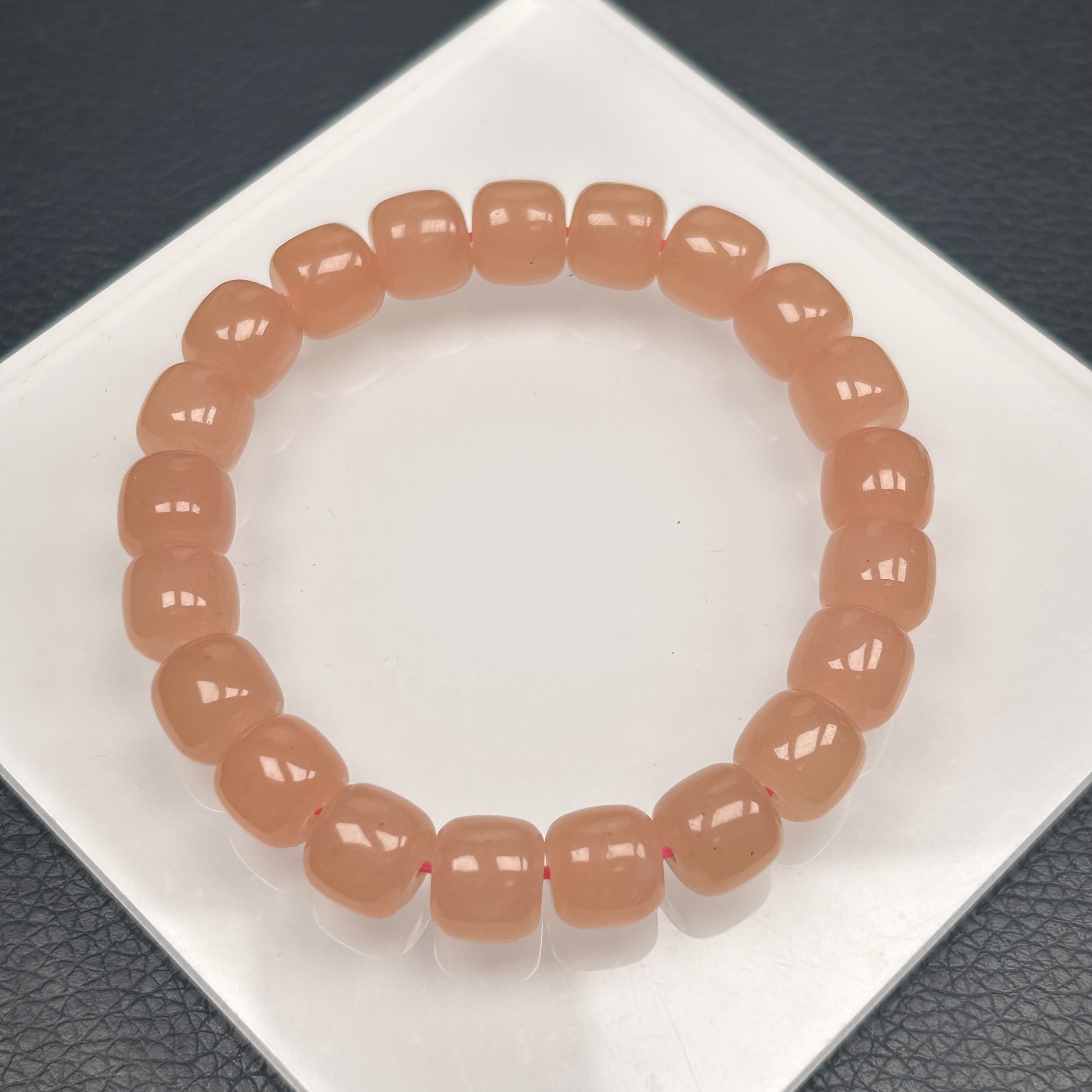 藕粉10m老型珠手串－A2171