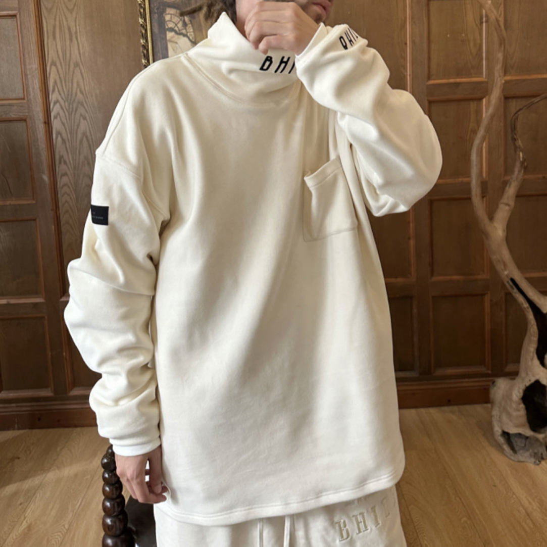 目标击落 高领绒面长袖