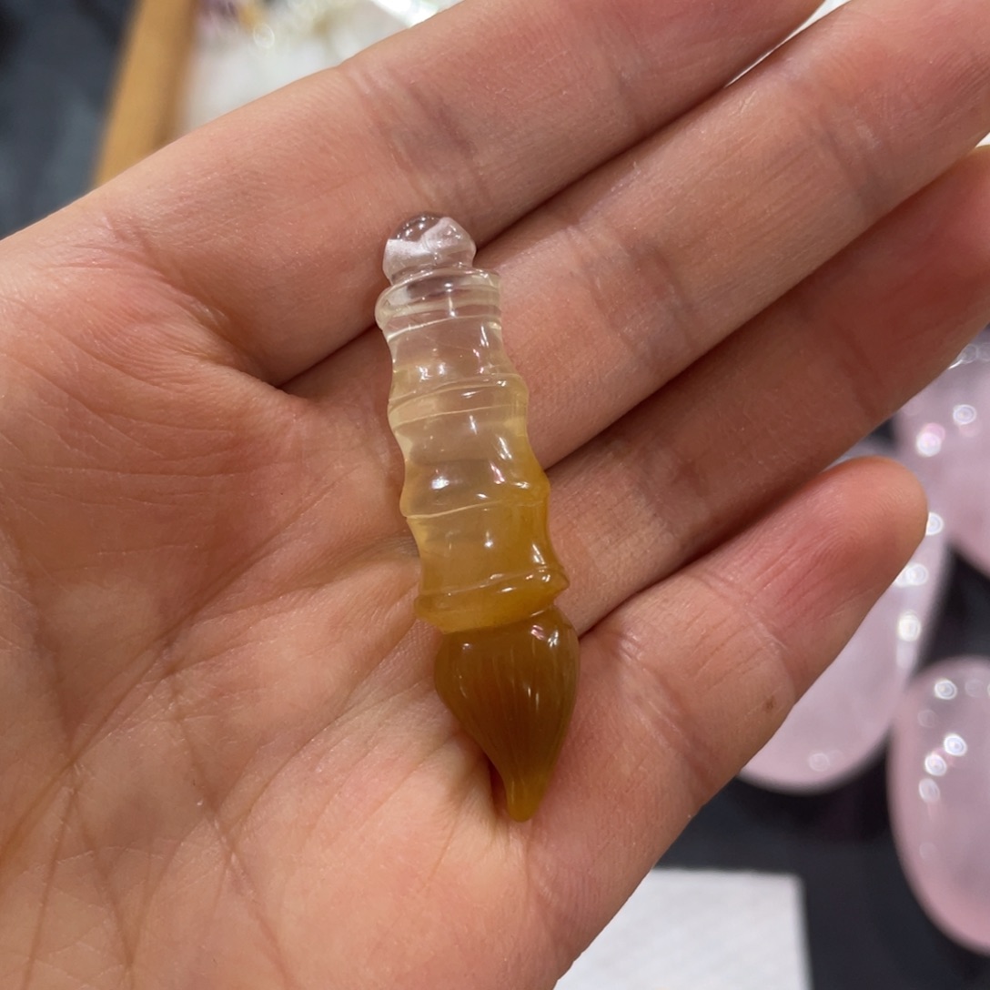 水晶兔毛文昌笔未镶嵌