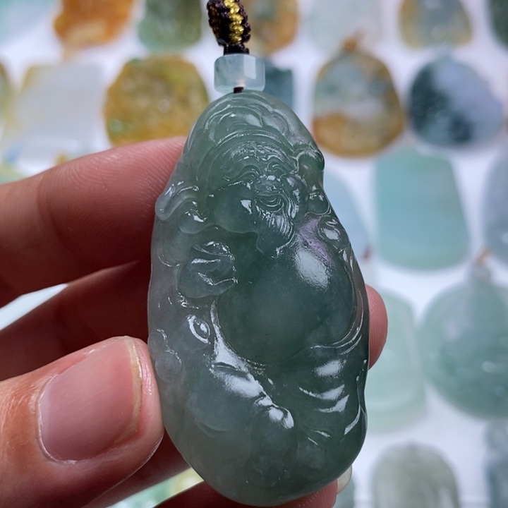 定制翡翠未镶嵌财神