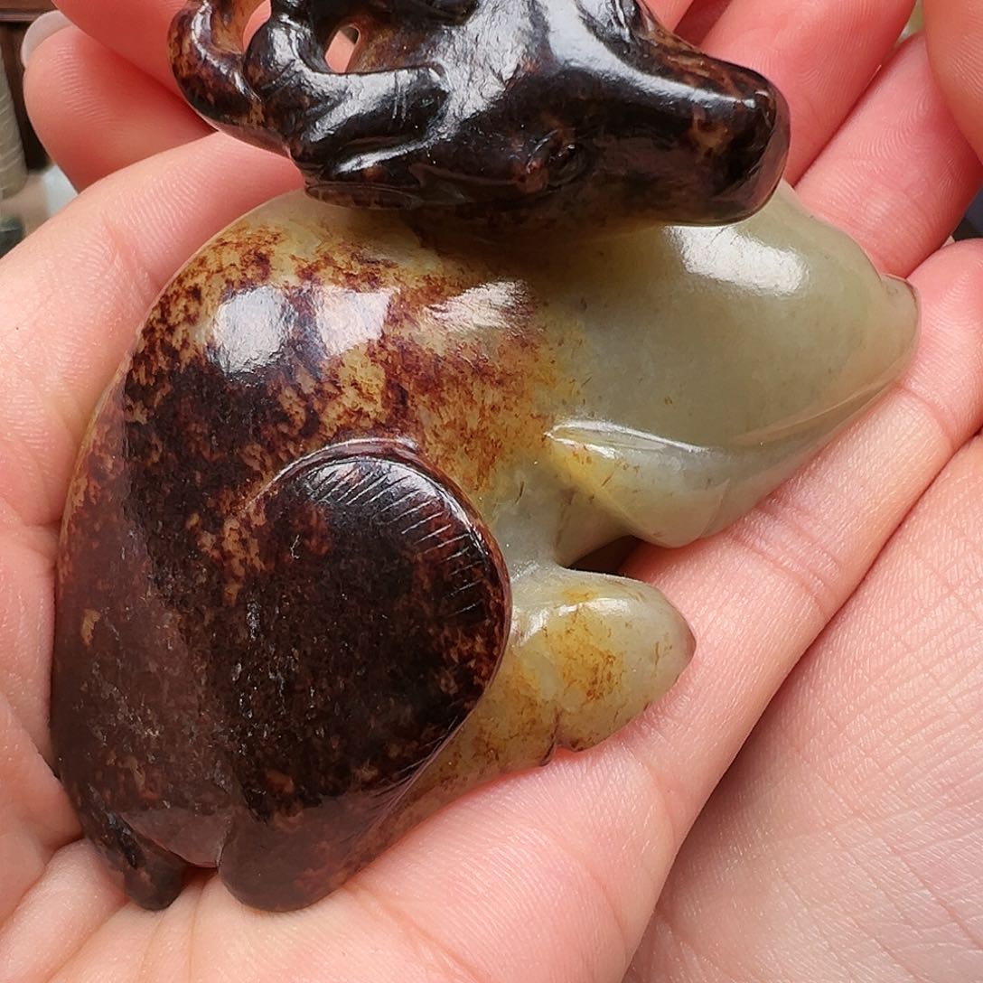 和田玉颈饰未镶嵌连*发