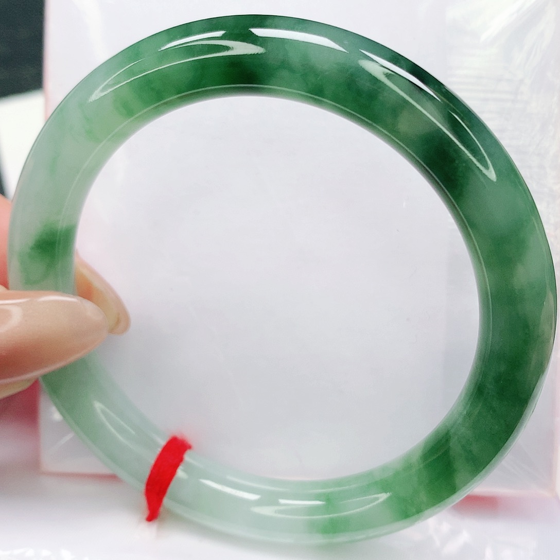 未镶嵌手镯翡翠色根25