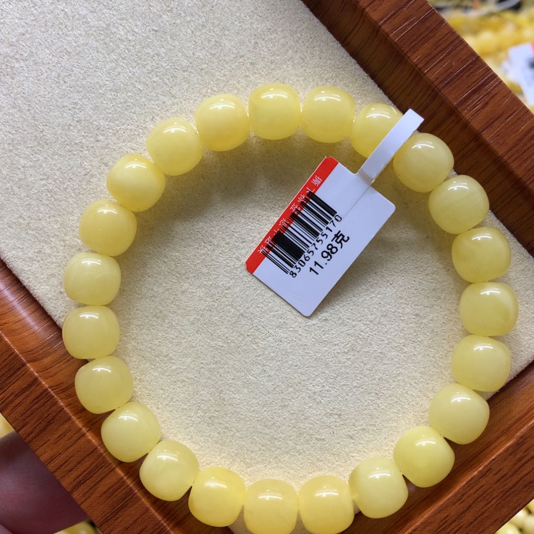 蜜蜡手链未镶嵌蜜蜡