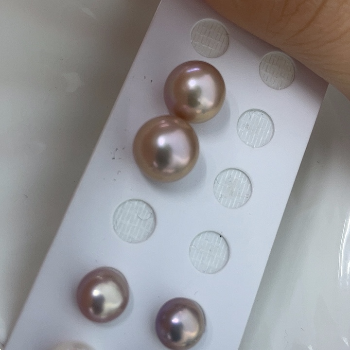 晴***枯耳饰淡水珍珠银S925镶嵌