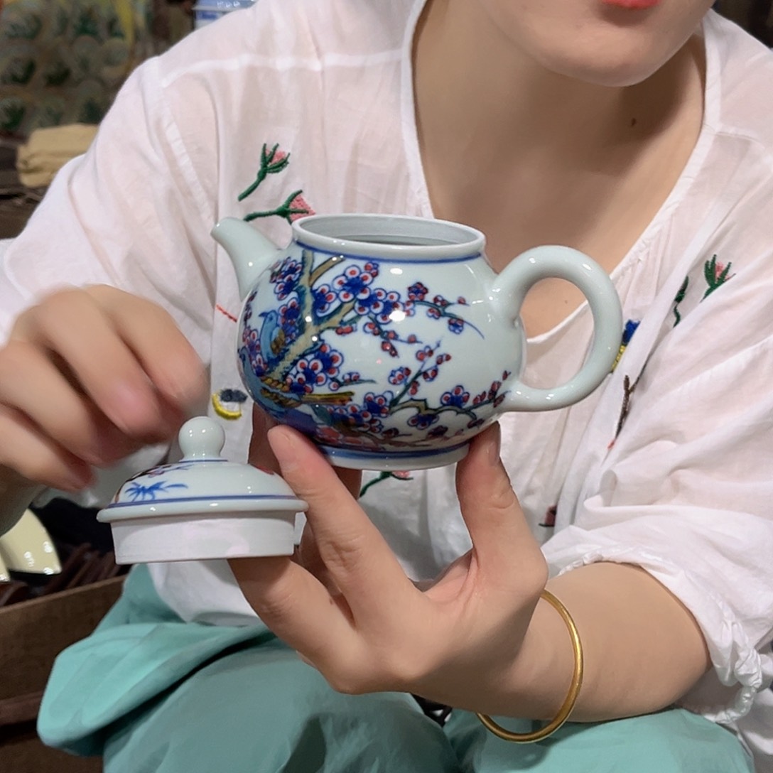 摆件//////景德镇陶瓷瓷器。绿 
