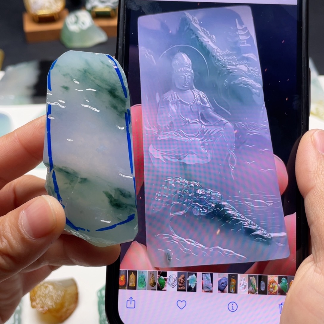 定制翡翠未镶嵌包工