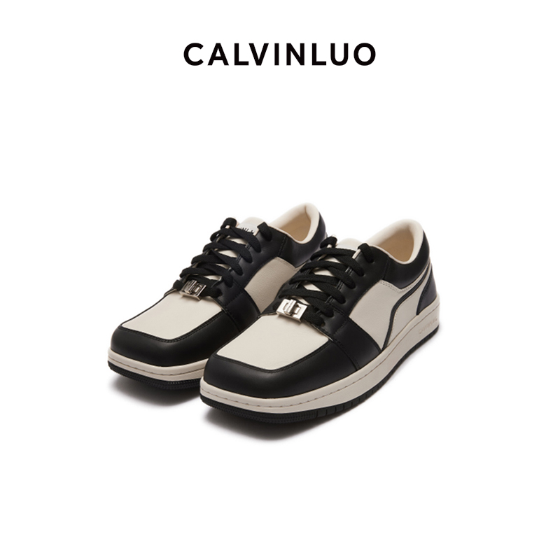 CALVINLUO 经典方头低帮运动鞋 明星同款球鞋 男女同款板鞋